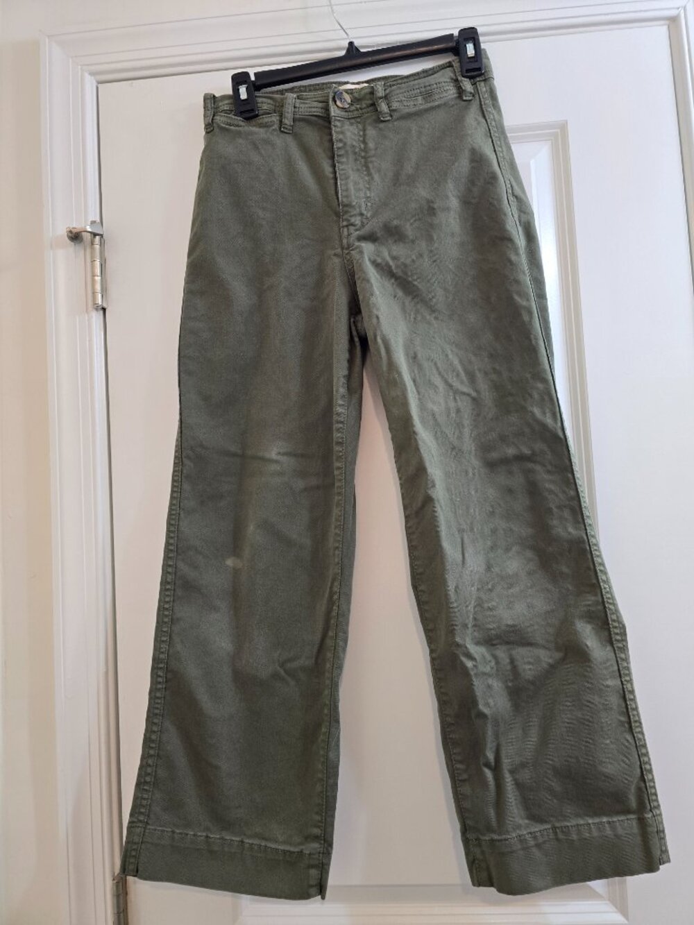 Marine Layer Bridget Crop Pant - Dusty Olive
